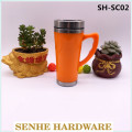 Taza de acero inoxidable plegable de viajes al aire libre (SH-SC02)